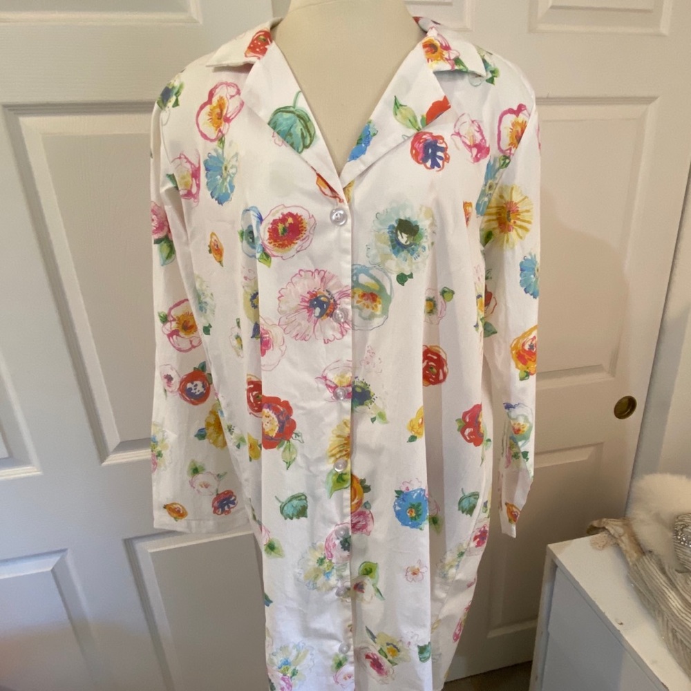 Floral Sleep Tunic 🌸